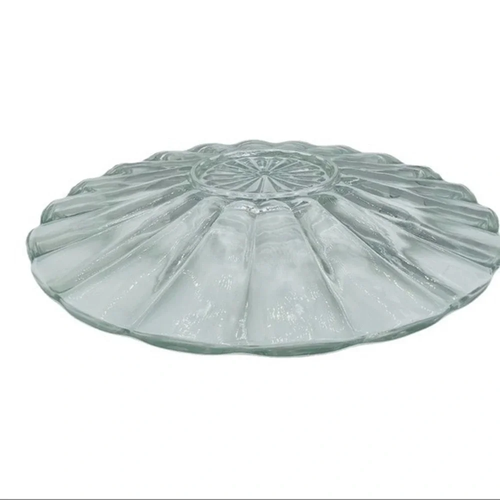 Vintage Serveware Glass Plate | Home Dining